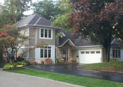 Traditional two storey custom home built by Revel Homes